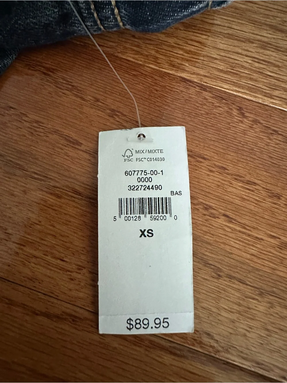 NWT GAP Mid Rise Horseshoe Jeans - Dark Indigo